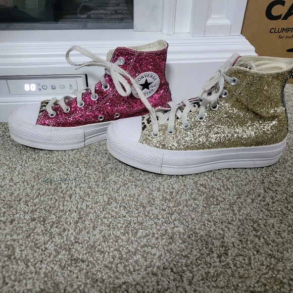 Converse Chuck Taylor High Synthetic Multi Women Sneakers, Size 7.5 - Picture 1 of 11